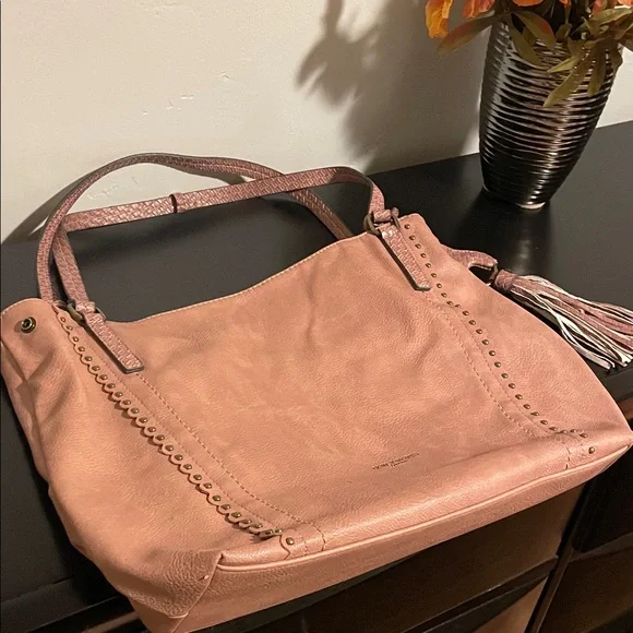 Darcy Marks London Vegan-Taupe Leather Shoulder Bag - Picture 7 of 7